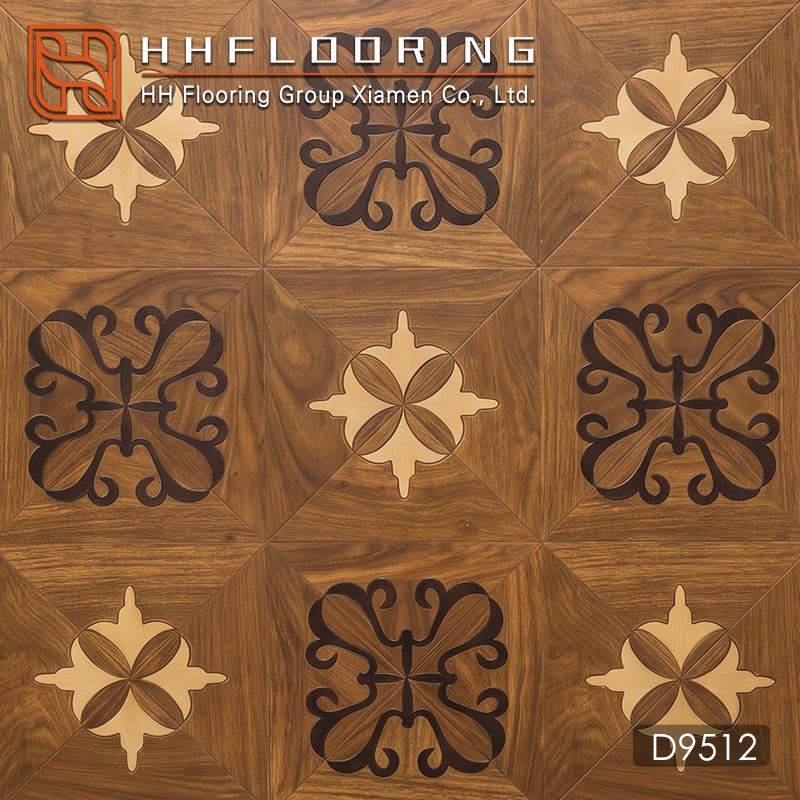 Top view of seamless geometric parquet pattern flooring.